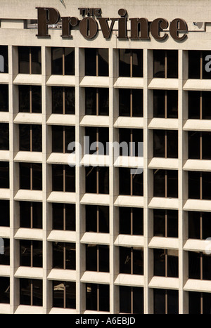 La province maison d'édition de journaux de Vancouver, British Columbia, Canada Banque D'Images