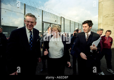 LE LABYRINTHE PRISON D'IRLANDE DU NORD PHOTOGRAPHIÉ LORS D'Une VISITE DE PRESSE EN 1997 montrant sec State Mo Molam Banque D'Images