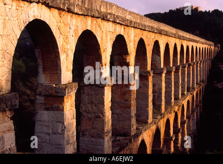 Acueducto de las Ferreras aqueduc romain à Tarragone Catalogne Espagne Europe EU Banque D'Images