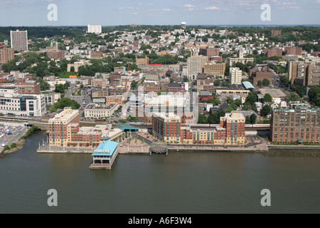 Vue aérienne de Yonkers, NY USA Banque D'Images