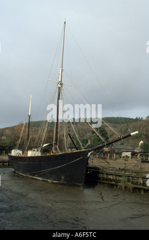 Les mines de minerai de cuivre historique Morwellham fonctionnement port Nr Tavistock Devon, Angleterre Banque D'Images