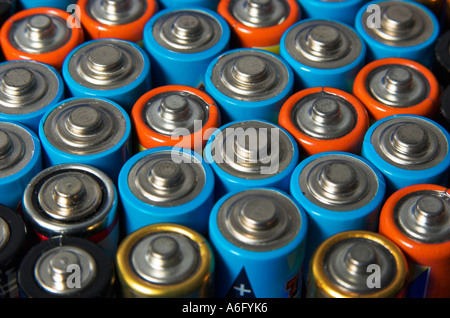 Batteries Banque D'Images