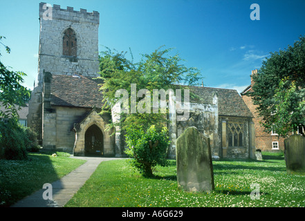 L'église Holy Trinity Goodramgate York North Yorkshire Angleterre Banque D'Images