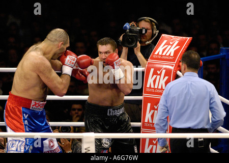 Ruslan CHAGAEV USB (à gauche) vs Nikolai VALUEV RUS Banque D'Images