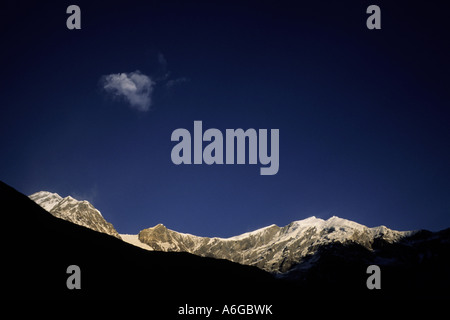 Tukuche Peak, 5920 m, région de l'Annapurna, Népal Banque D'Images