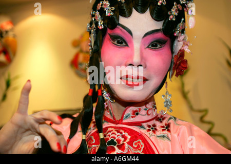 Artiste de l'opéra chinois Chinese Theatre Circle Singapore Banque D'Images
