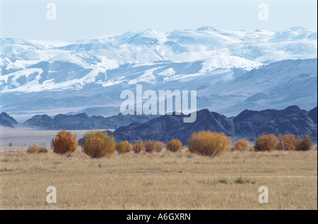 L'Altaï mongol. La photo a été prise à partir de la vallée du fleuve Kargy (Russie) Koge-Dava Tyva, passent à proximité Banque D'Images