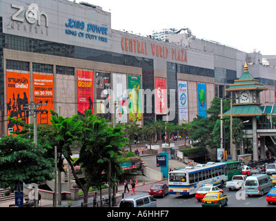 Central World Plaza et du World Trade Centre Bangkok Thaïlande Banque D'Images