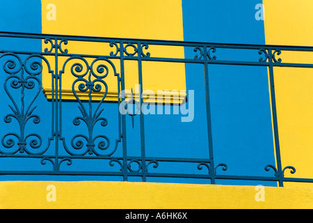 Balcon Rue Antoine Siger Ville Fort de France Martinique Antilles Françaises Antilles Banque D'Images