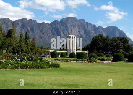 Huguenot Monument à Franschhoek un symbole de liberté western cape Afrique du Sud Banque D'Images