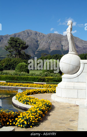 Huguenot Monument à Franschhoek un symbole de liberté western cape Afrique du Sud Banque D'Images