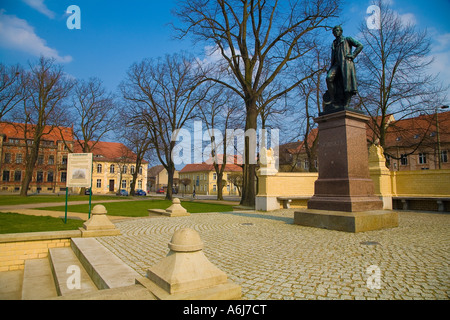 Schinkel Denkmal à Neuruppin, Brandenburg Deutschland Allemagne Banque D'Images