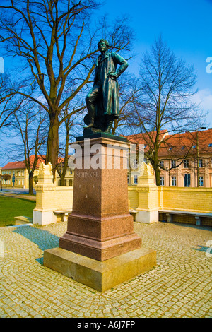 Schinkel Denkmal à Neuruppin, Brandenburg Deutschland Allemagne Banque D'Images