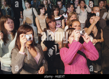 La photographie au cheveux International Fair 2005 à Poznan, Pologne Banque D'Images
