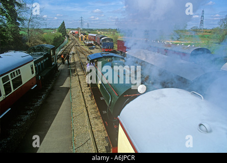 Colne Valley Railway Museum au nord du château de Hedingham Banque D'Images