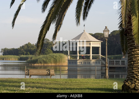 Torre del Lago Puccini Toscane Italie Banque D'Images