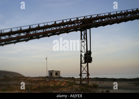 Ancienne mine de fer de l'île d'Elbe Toscane Italie Banque D'Images