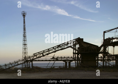 Ancienne mine de fer de l'île d'Elbe Toscane Italie Banque D'Images