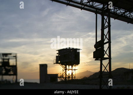 Ancienne mine de fer de l'île d'Elbe Toscane Italie Banque D'Images