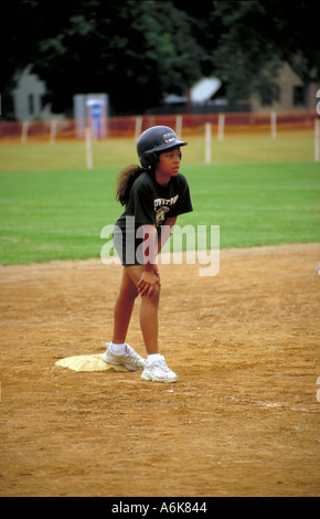 Runner pour le softball Banque D'Images