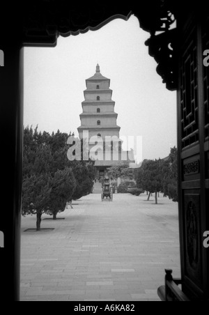 Dayan Ta Xi'an Xian Grande Ancienne capitale de la Chine de l'Asie du Sud-Est asiatique chinois Shaanxi Banque D'Images