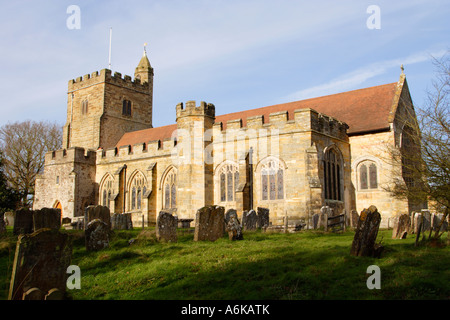 L'église de St Dunstan's à Cranbrook, Kent, UK Banque D'Images