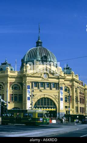 La gare de Flinders Street à Melbourne, Australie Banque D'Images