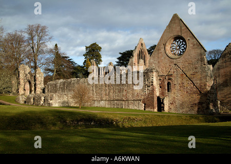 Abbaye de Dryburgh, Scottish Borders, Scotland, UK Banque D'Images