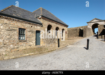 Corps de garde et porte d'entrée de Charles Fort à Kinsale County Cork Irlande Banque D'Images