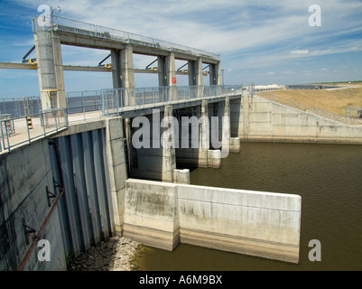 Lac Okeechobee gate S 308 vannes Port Mayaca C 44 barrage du canal de contrôle des inondations du sud de la Floride Banque D'Images