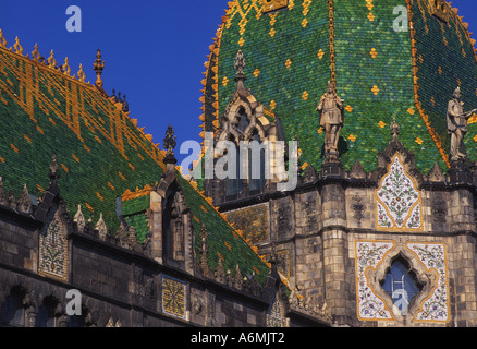 Près de Musée des Arts Appliqués art nouveau hongrois Ferenc Korut par Odon Lechner Pest Budapest Hongrie Banque D'Images