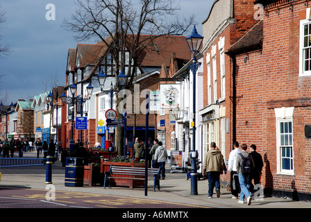 High Street, Solihull, West Midlands, England, UK Banque D'Images