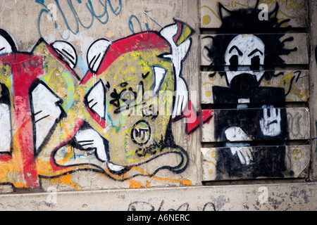 Graffiti Rio O Banque D'Images