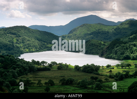 Llyn Gwynant près de Snowdon, Nord du Pays de Galles, Royaume-Uni Banque D'Images