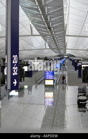 L'aéroport de Chek Lap Kok de Hong Kong Banque D'Images