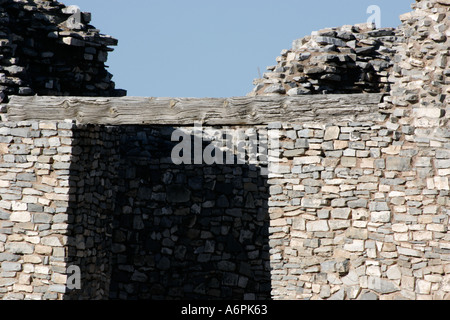 Gran Quivira ruines, Salinas Pueblo Missions National Monument, New Mexico, USA Banque D'Images