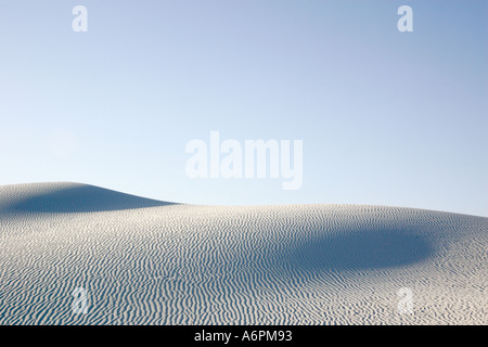 Modèle d'onde ondulation, White Sands National Monument Nouveau Mexique USA Banque D'Images