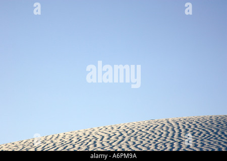 Modèle d'onde ondulation, White Sands National Monument, Nouveau-Mexique, USA Banque D'Images