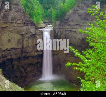 Taughannock Falls dans l'État de New York USA Banque D'Images