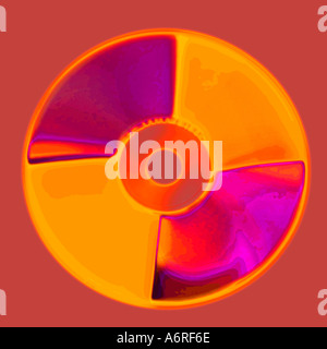 Pop art CD DVD de données Banque D'Images