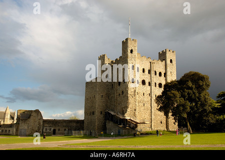 Château de Rochester Kent England Banque D'Images