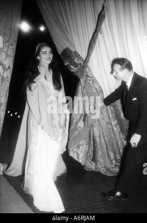 'Callas, Maria, 3.12.1923 - 16.9.1977, le chanteur italien (soprano) d'origine grecque, rôle de Violetta dans La Traviata Opéra '', par G Banque D'Images