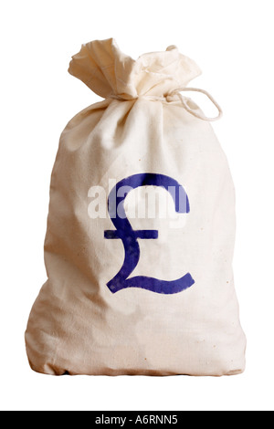 Sac d’argent Banque D'Images