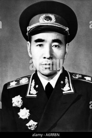 Lin Biao, 5.12.1907 - 13.9.1971, général et homme politique chinois, portrait, années 50, années 50, maréchal, Secrétaire de la Défense 1959 - 1971 Banque D'Images