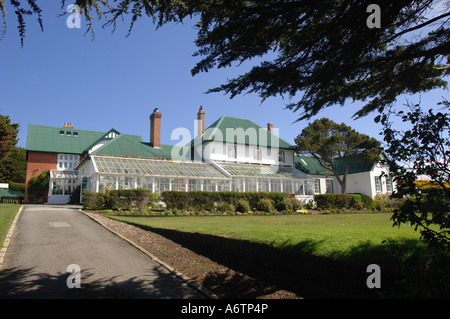 La Maison du gouvernement, la maison du Gouverneur des îles Falkland, l'Atlantique Sud Banque D'Images