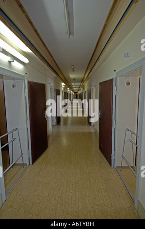 Chambres pour interrogatoire dans la prison de l'autre service secret de la RDA à Berlin, Allemagne Banque D'Images