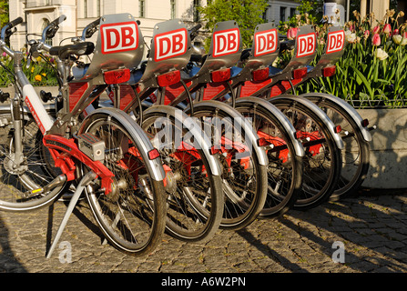 Call a Bike, un service de location de vélos appartenant à la Deutsche Bahn Banque D'Images