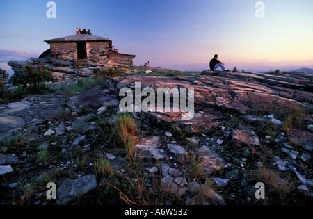 Sao Thome Das Letras, Minas Gerais, Brésil, localité de la province construit sur quartzite minéraux-connu sous le nom de rock-de-saint-thome Banque D'Images