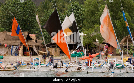 village de pêcheurs Banque D'Images
