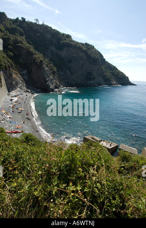 5 Cinque Terre territoire protégé par l'UNESCO Banque D'Images